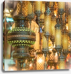Постер Мозаичные османские лампы с Большого базара