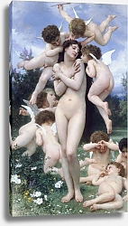 Постер Бугеро Вильям (Adolphe-William Bouguereau) Весна 4