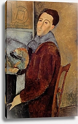 Постер Модильяни Амедео (Amedeo Modigliani) Self Portrait, 1919