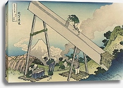 Постер Хокусай Кацушика Tōtōmi sanchū
