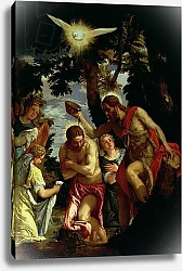 Постер Веронезе Паоло The Baptism of Christ 3