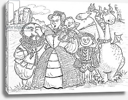 Постер Кристи Майли (совр) Medieval Family Portrait