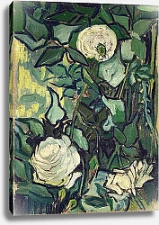 Постер Ван Гог Винсент (Vincent Van Gogh) Розы и жук, 1890