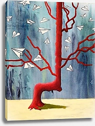 Постер Леннон Анастасия (совр) Indian marker tree, 2016,