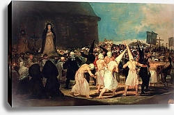 Постер Гойя Франсиско (Francisco de Goya) Procession of Flagellants, 1815-19