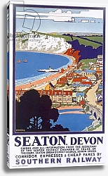 Постер Шоэсмит Кеннет Seaton, Devon, poster advertising Southern Railway