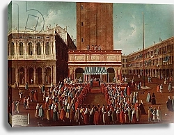 Постер Белла Габриэль Public Lottery at the Loggetta, the Piazza San Marco, Venice