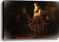 Постер Рембрандт (Rembrandt) The Departure of the Shemanite Wife