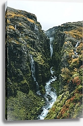 Постер Водопад Глимур - второй по величине водопад, который можно найти в Исландии