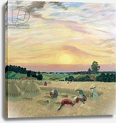 Постер Кустодиев Борис The Harvest, 1914