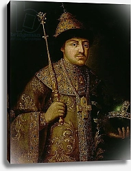 Постер Школа: Русская 17в. Portrait of Tsar Fyodor III Alexeevich