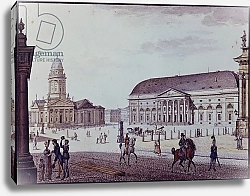Постер Калау Ф. А. (акв) The Gerndarmenmarkt