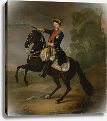 Постер Песне Антуан Kurt Christoph Graf von Schwerin on horseback, 1750