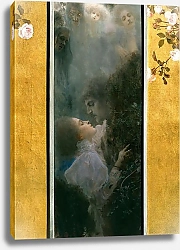 Постер Климт Густав (Gustav Klimt) Любовь
