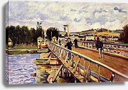 Постер Сислей Альфред (Alfred Sisley) Мост в Аржантее 2