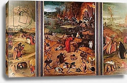 Постер Босх Иероним Triptych of the Temptation of St. Anthony