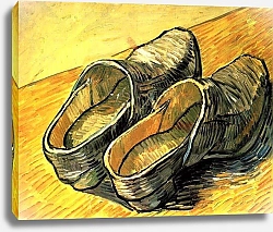 Постер Ван Гог Винсент (Vincent Van Gogh) Пара кожаных башмаков