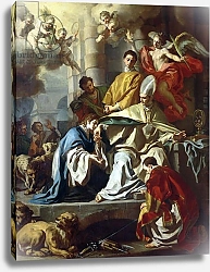 Постер Солимена Франческо St. Januarius visited in prison by Proculus and Sosius