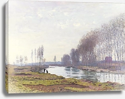 Постер Моне Клод (Claude Monet) Маленький приток Сены в Аргентеле