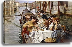 Постер Лонгсдейл Уильям A Venetian al Fresco, 1885