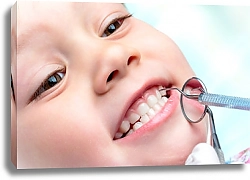 Постер Ребенок на проверке у стоматолога