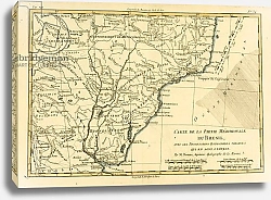 Постер Бонне Чарльз (карты) Southern Brazil, 1780