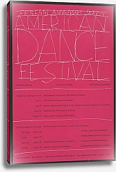 Постер Черни Джордж Fifteenth anniversary season, American dance festival