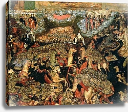 Постер Школа: Русская 17в. Battle between the Russian and Tatar troops in 1380, 1640s 1