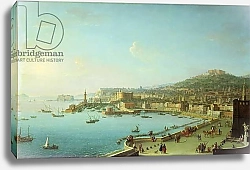 Постер Джоли Антонио View of Naples with the Castel Nuovo