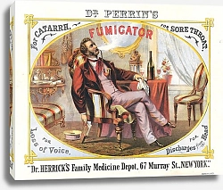 Постер Неизвестен Dr. Perrin's fumigator For catarrh, for sore throat, for loss of voice, for discharges from the head
