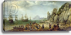 Постер Виллартс Адам Wild goat hunting on the coast, 1620