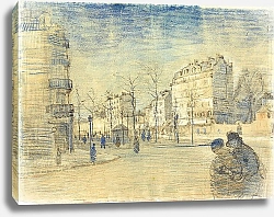 Постер Ван Гог Винсент (Vincent Van Gogh) Бульвар де Клиши, 1887 1