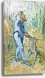 Постер Ван Гог Винсент (Vincent Van Gogh) Лесоруб (после Милле), 1890
