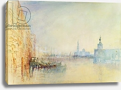 Постер Тернер Уильям (William Turner) Venice, The Mouth of the Grand Canal, c.1840