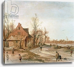 Постер Велде Эсиас Winter Landscape, 1623