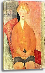 Постер Модильяни Амедео (Amedeo Modigliani) Boy in Shorts, c.1918