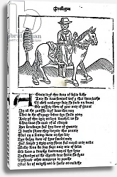 Постер Школа: Английская 15в The Wife of Bath, illustration from Geoffrey Chaucer's 'Canterbury Tales', printed by William Caxton