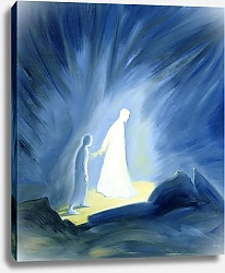 Постер Ванг Элизабет (совр) Even in the darkness of out sufferings Jesus is close to us, 1994