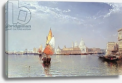 Постер Мидоуз Артур Venetian Canal Scene with the Salute in the distance