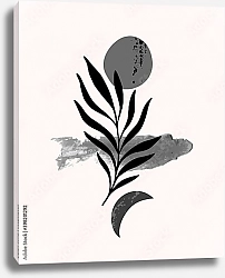 Постер Монохромная ботаника 7