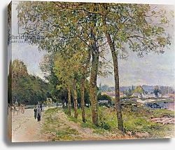Постер Сислей Альфред (Alfred Sisley) The Seine at Marly, 1876