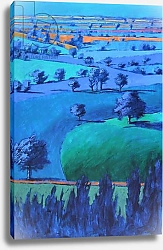Постер Повис Поль (совр) Blue painting