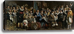 Постер Хельст Бартоломью Banquet of the Crossbowmen's Guild in Celebration of the Treaty of Munster, 1648