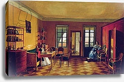 Постер Школа: Русская 19в. Interior of an attic