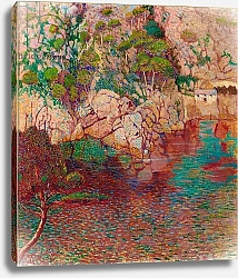 Постер Мерелло Рубальдо Rocks and sea, c.1910-14