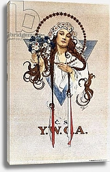 Постер Муха Альфонс Czechoslovak YWCA Poster for the Young Women's Christian Association YWCA in Czechoslovakia Lithograph by Alphonse Mucha 1922 Dim 54x82 cm Private collection