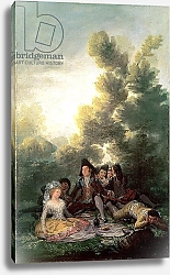 Постер Гойя Франсиско (Francisco de Goya) The Picnic, 1785-90