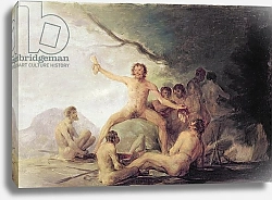 Постер Гойя Франсиско (Francisco de Goya) Cannibals savouring Human Remains, c.1800-08
