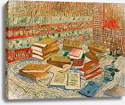 Постер Ван Гог Винсент (Vincent Van Gogh) The Yellow Books, 1887