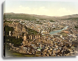 Постер Грузия. Тифлис, крепость и город